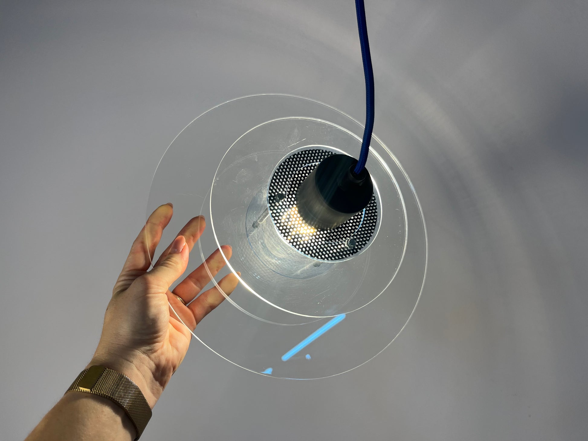 Lamellenlampe Space Acrylglas von Design Light