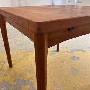 Ausziehbarer quadratischer Esstisch Teak von Vejle