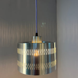 Hängelampe silber Aluminium aus Dänemark