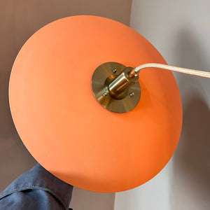 Lamellenlampe neu lackiert rosa orange