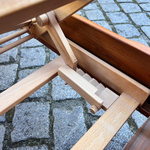Gästebett Massivholz Teak 100x200 mit Matratze