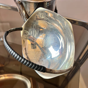 Set: Schale, Eiseimer & Eiszange versilbert