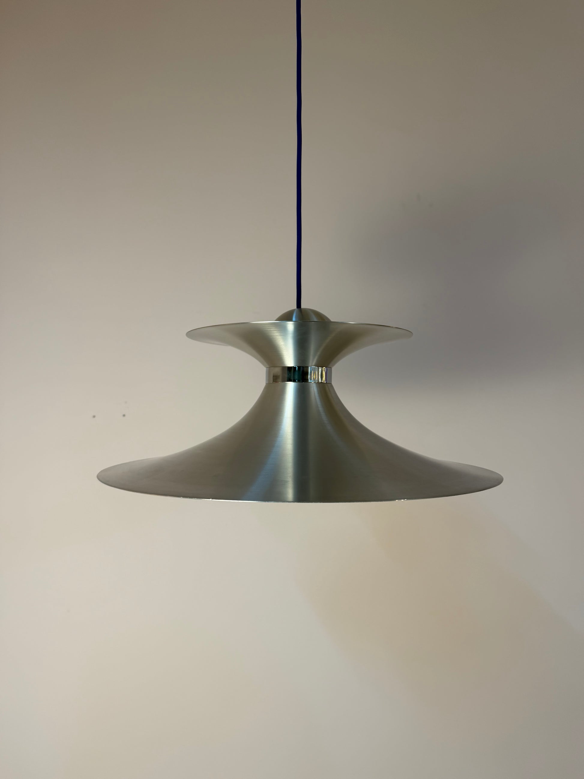 Lamellenlampe silber aus Dänemark