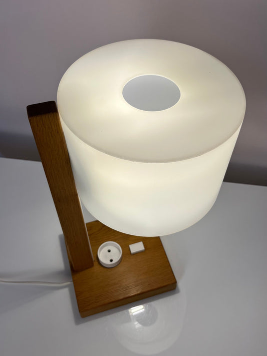 Schreibtischlampe weiß Eiche von Luxus Vittsjö