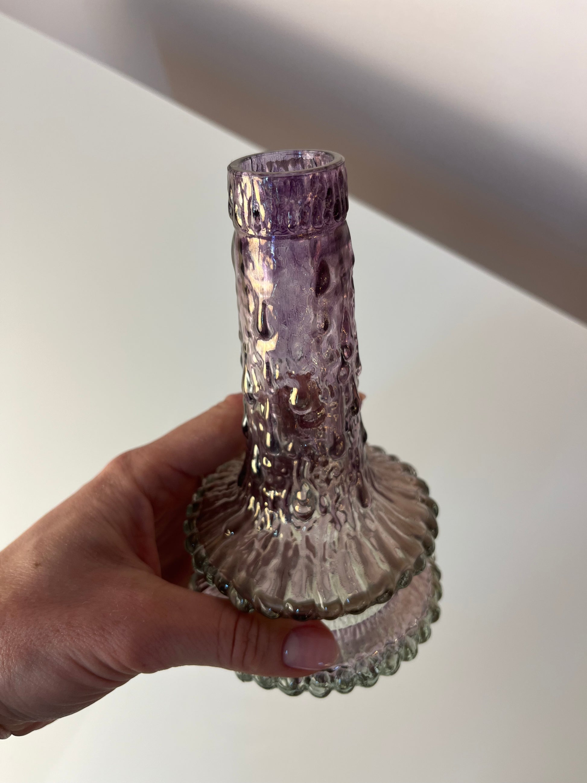 Vase Eisglas irisierend von Timo Sarpaneva für Iittala
