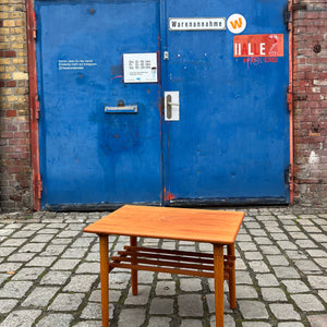 Couchtisch Teak mit Ablage aus Dänemark