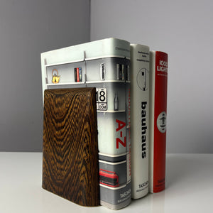 Set: 2x eckige Buchstütze Palisander