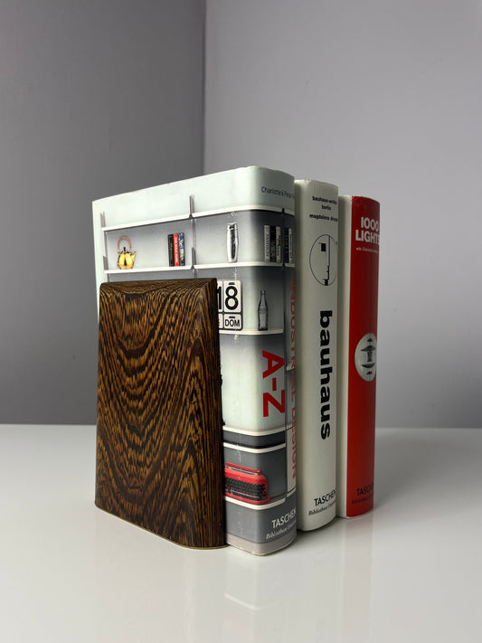 Set: 2x eckige Buchstütze Palisander