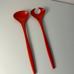 Salatbesteck Typ 2533/2534 rot Melamin von Mepal