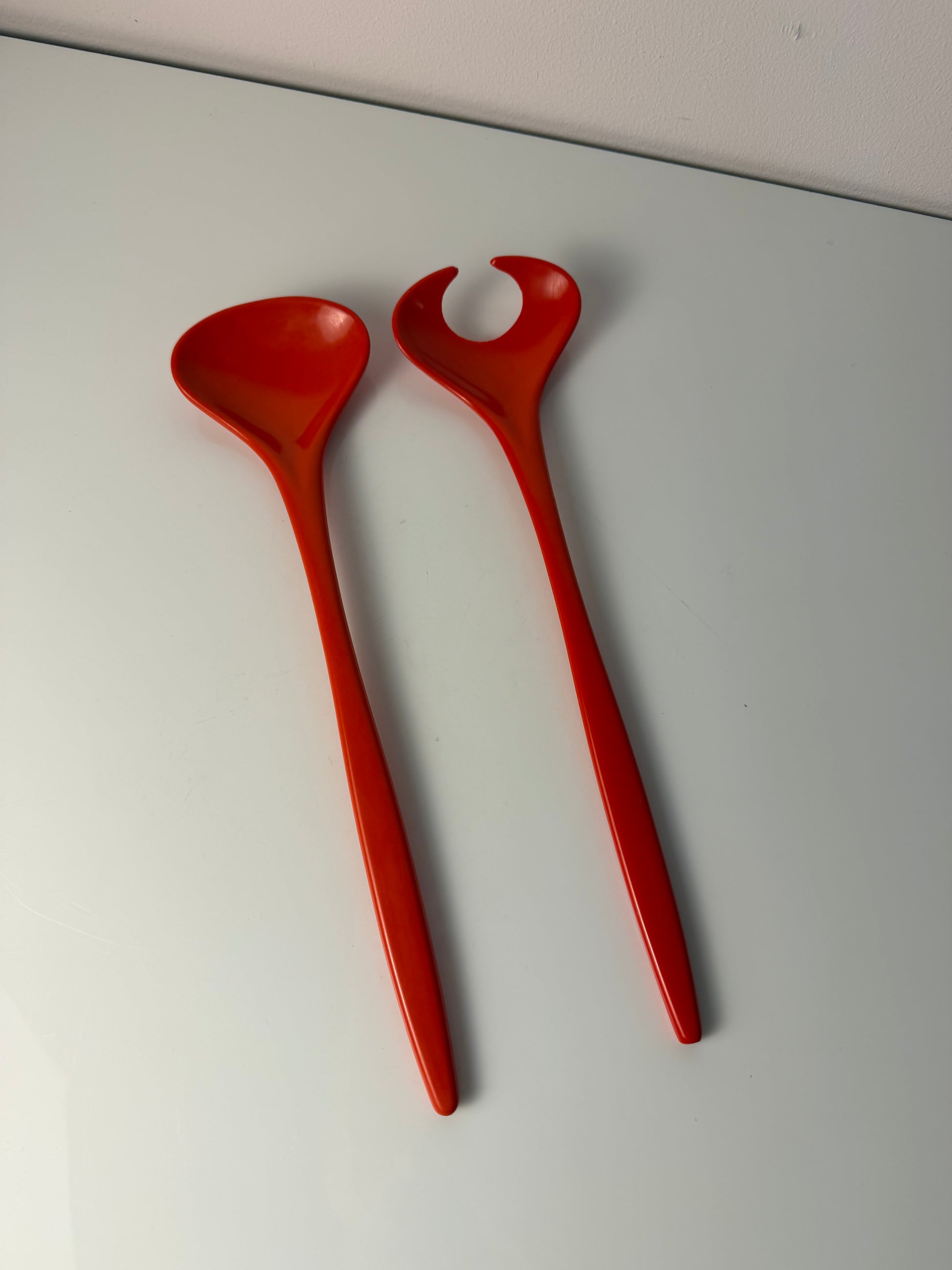 Salatbesteck Typ 2533/2534 rot Melamin von Mepal