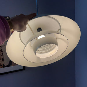 Hängelampe Safari weiß von Christian Hvidt für Nordisk Solar