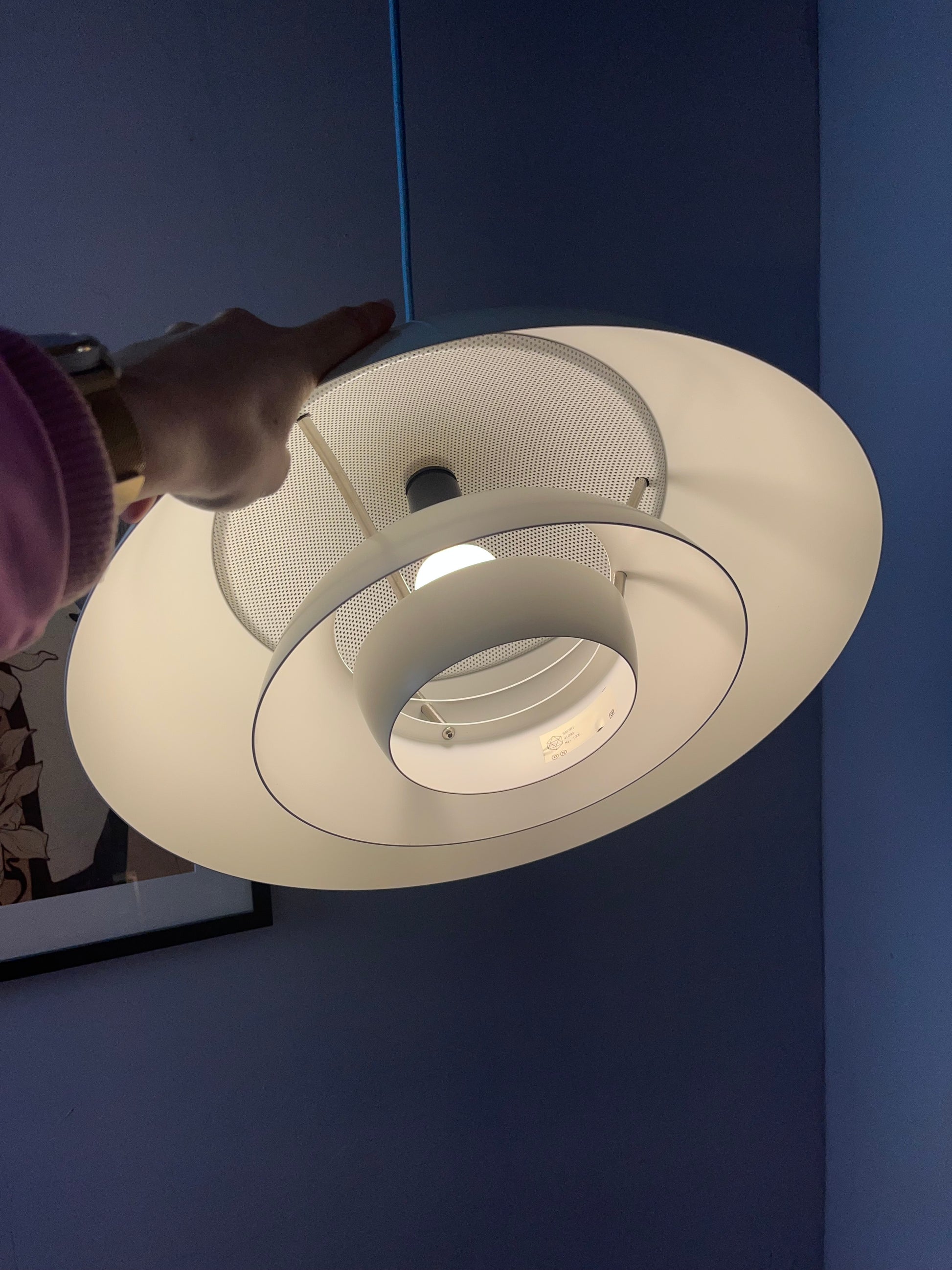 Hängelampe Safari weiß von Christian Hvidt für Nordisk Solar