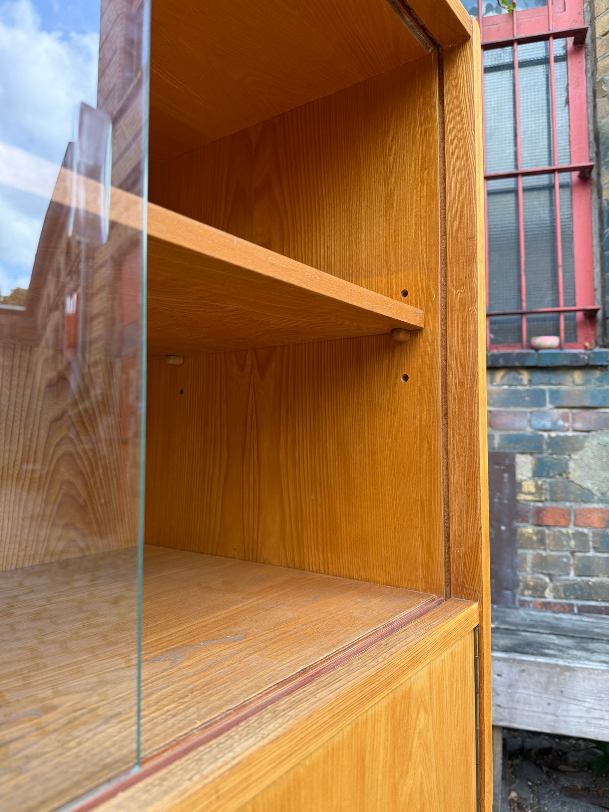 Highboard Typ 602/G Esche von Franz Ehrlich für Hellerau