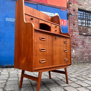 Sekretär Teak aus Dänemark