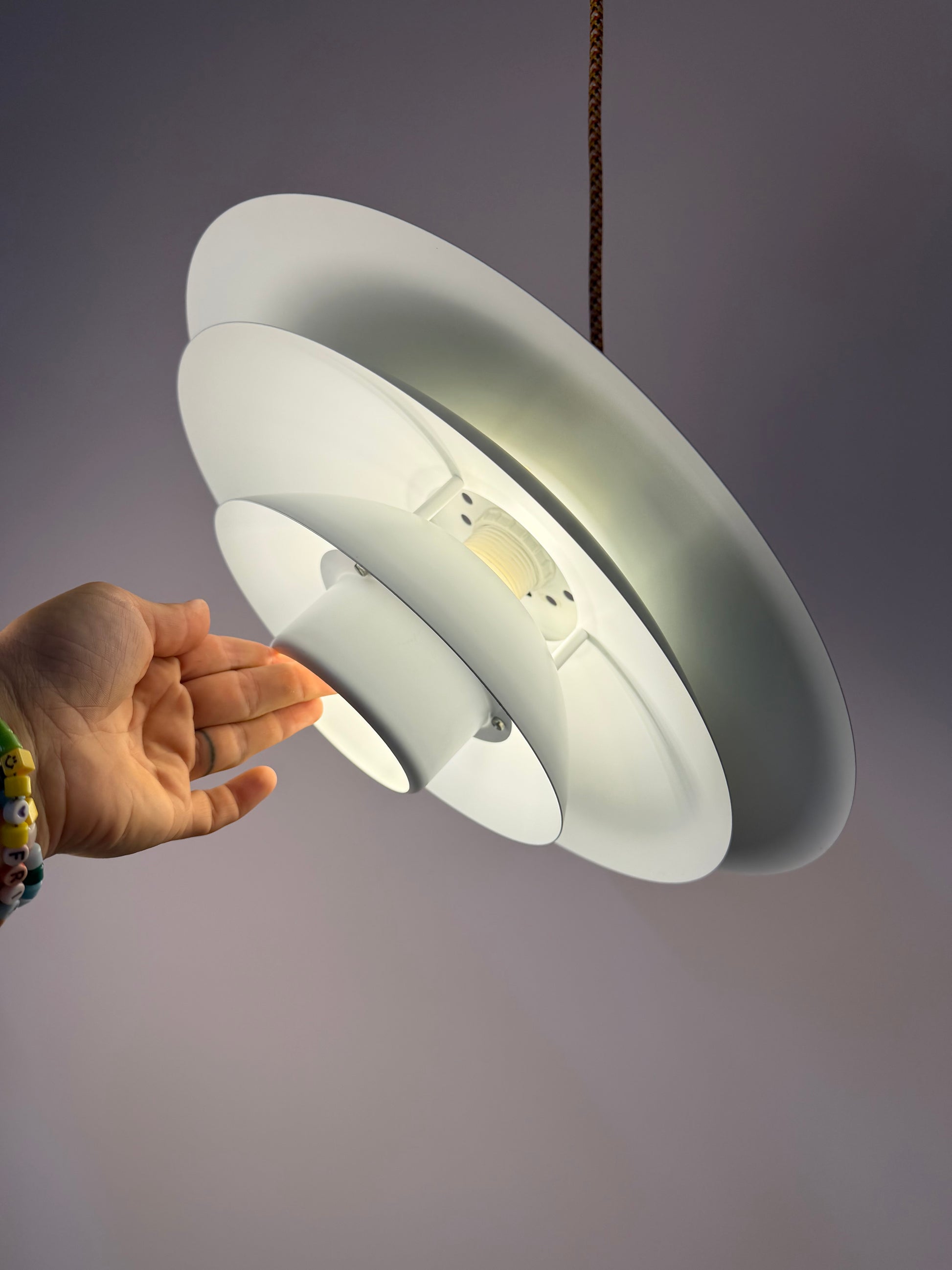 Lamellenlampe weiß von Top Lamper