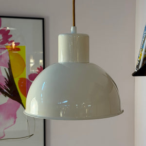 Bunkerlampe cremeweiß aus Dänemark