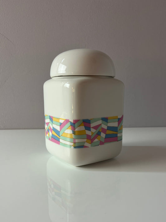 Aufbewahrungsdose Pastelltöne Porzellan