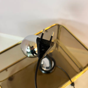 Tischlampe Chrom