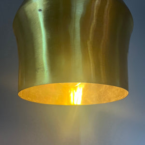 Hängelampe Messing aus Dänemark