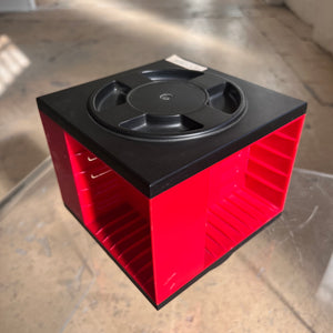 Kassettenhalter rot schwarz