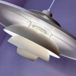Lamellenlampe 'Alexia'  beige/weiß von JEKA