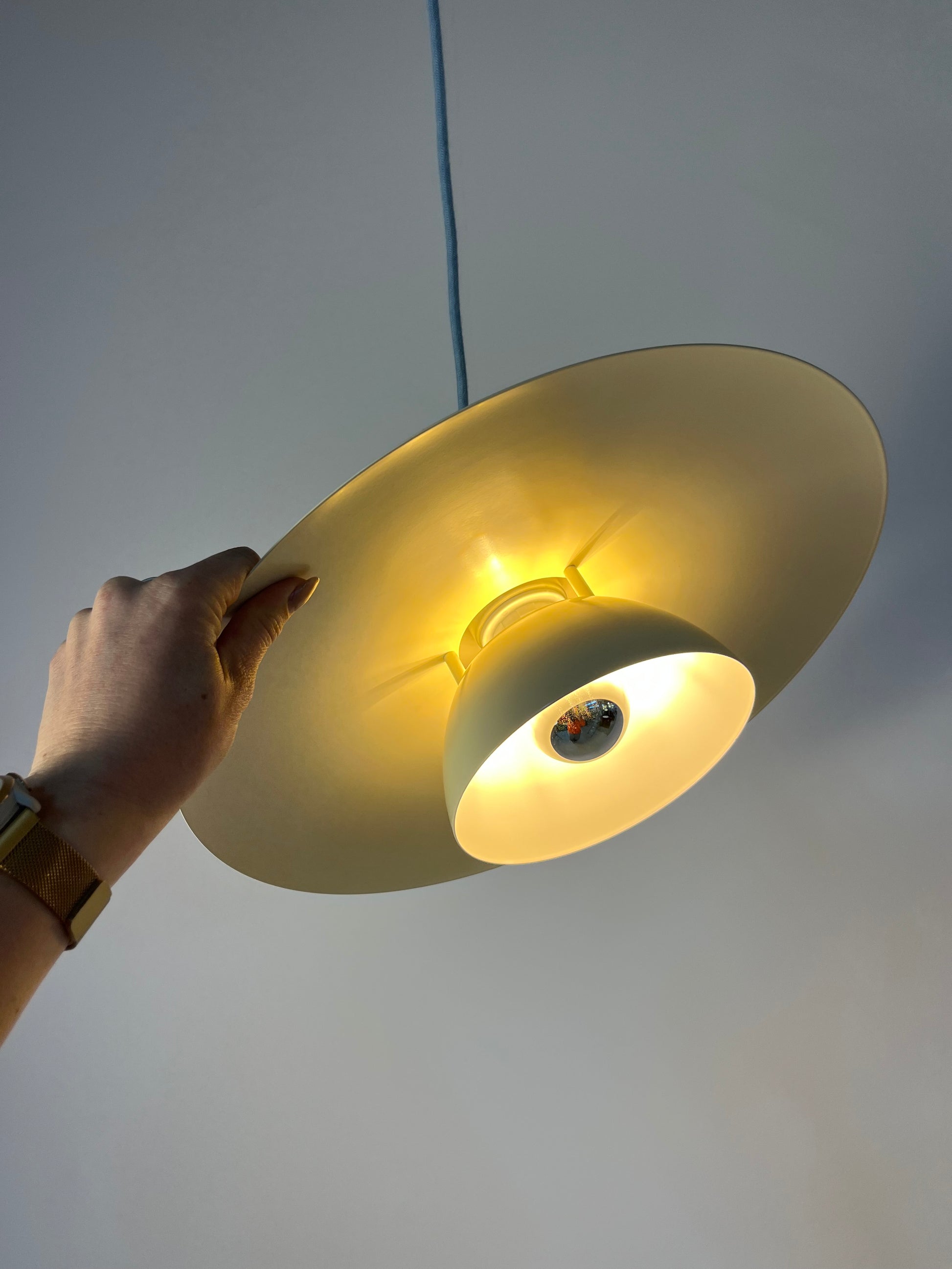 Lamellenlampe creme aus Dänemark