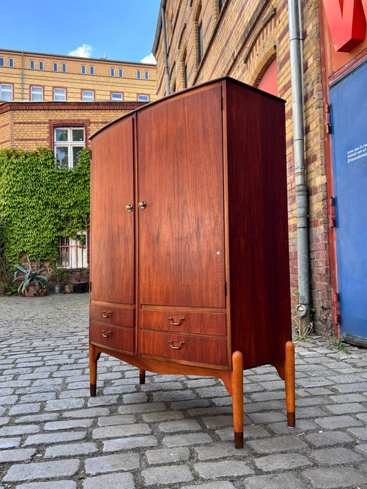 Schrank halbrund Teak aus Dänemark
