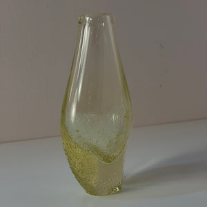 Vase gelb von Miloslav Klinger für Železný Brod Sklo