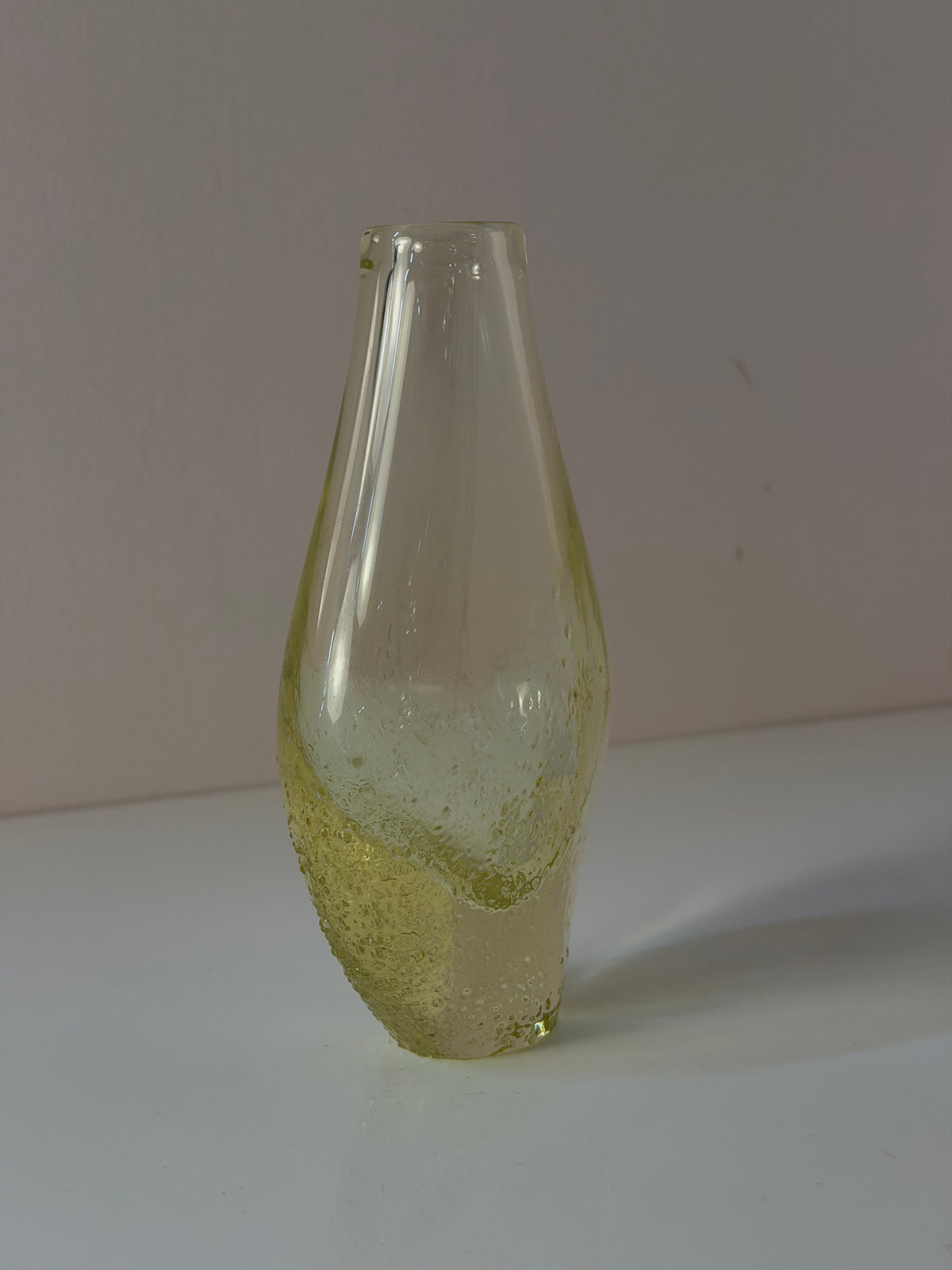 Vase gelb von Miloslav Klinger für Železný Brod Sklo