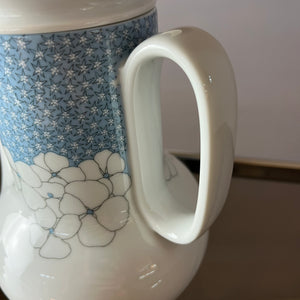 Set: Kaffeeservice Kiruna Garden weiß blau von Thomas