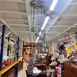 Kaskadenlampe 10-flammig Chrom von STAFF