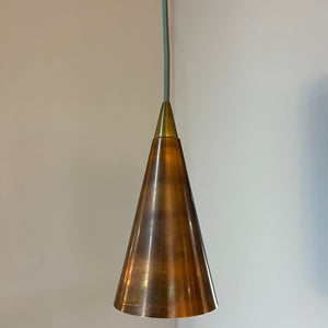 Hängelampe Kupfer aus Dänemark