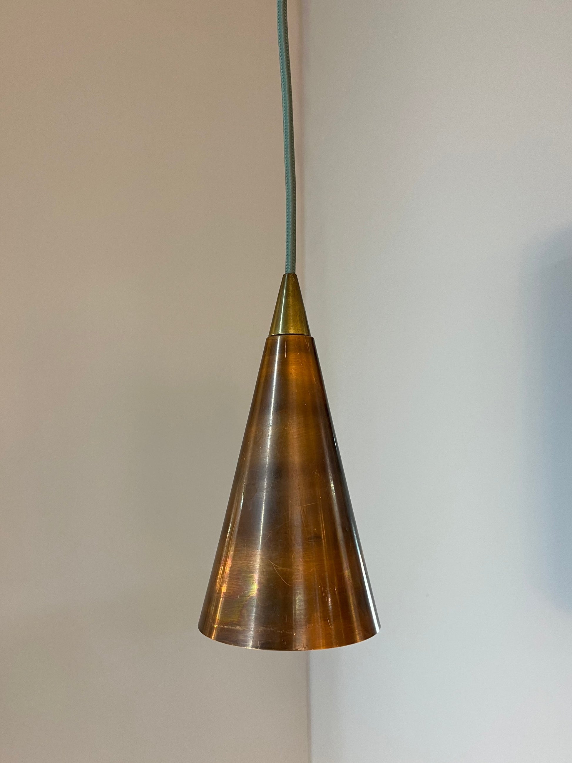 Hängelampe Kupfer aus Dänemark