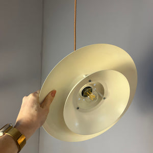 Lamellenlampe creme aus Dänemark