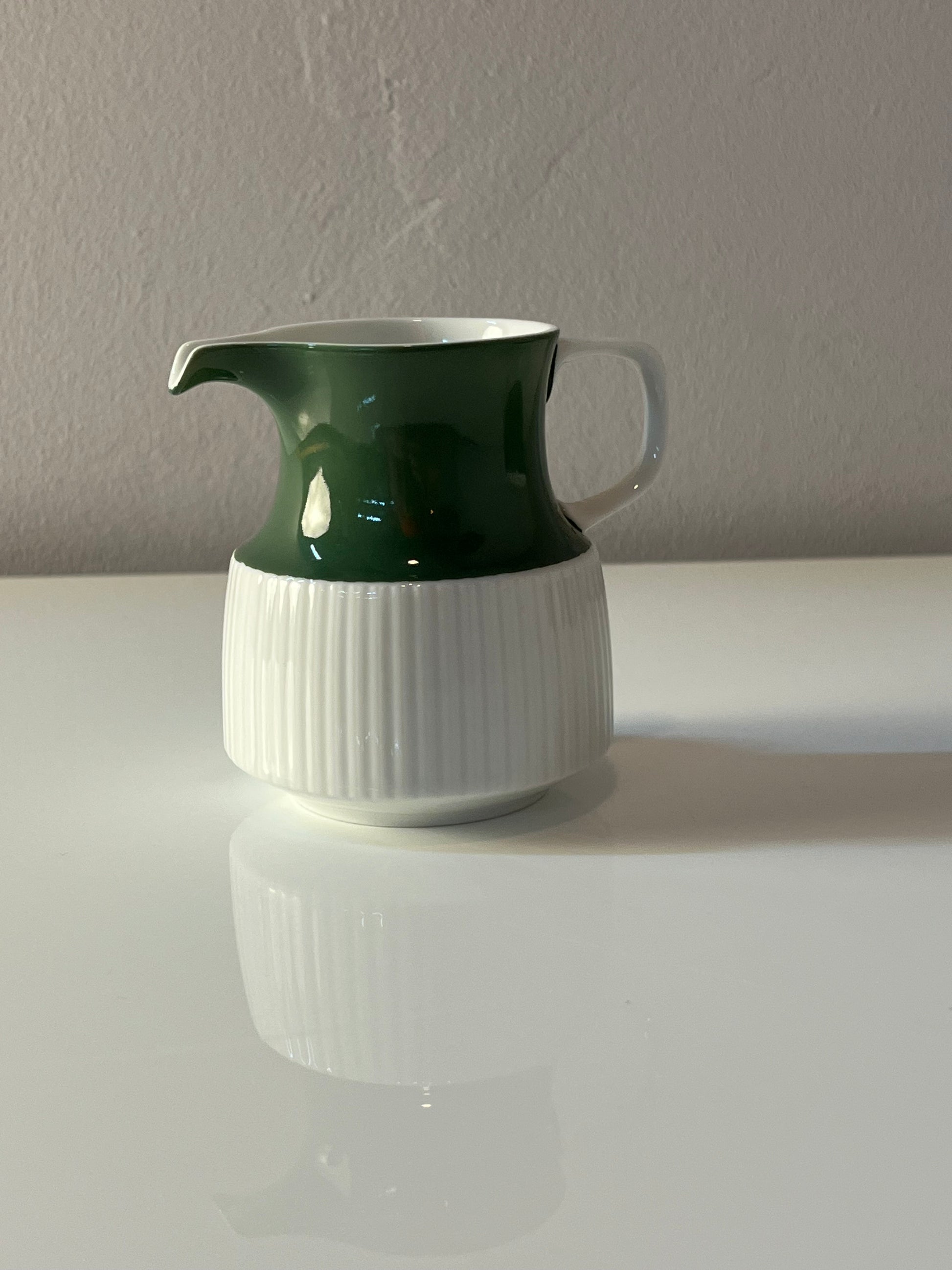 Set: Zucker & Milch Modulation Secunda grün von Tapio Wirkkala für Rosenthal