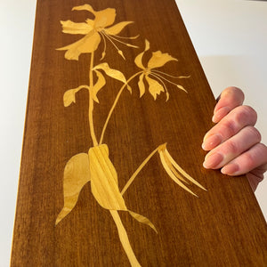 Intarsienbild Blumen