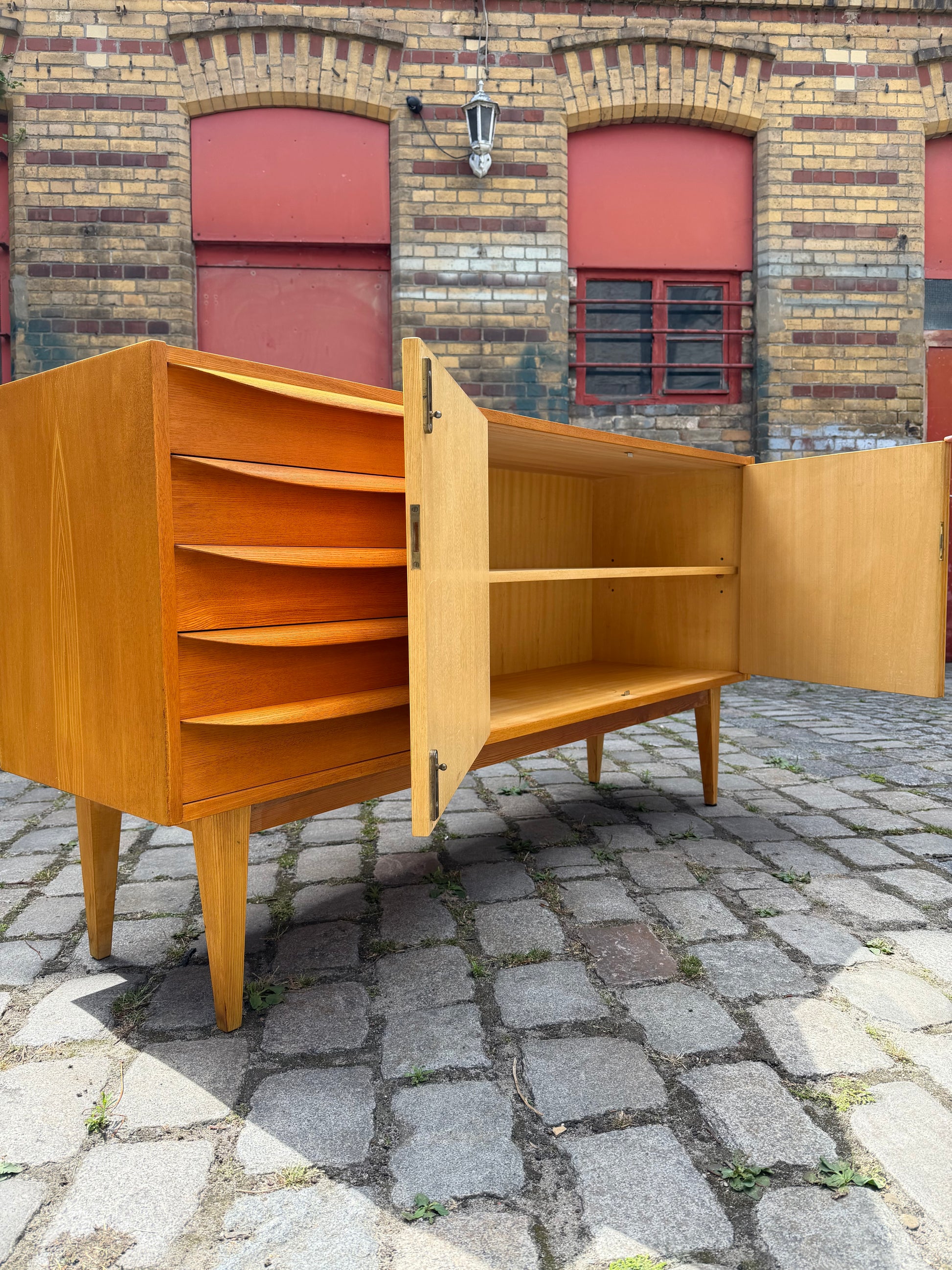 Sideboard Typ 602/K Esche von Franz Ehrlich für Hellerau