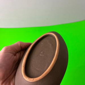 Wandkerzenhalter rot braun Keramik