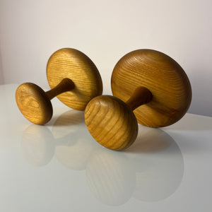 Set: 2x Wandhaken Eiche