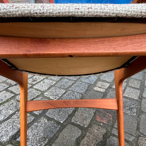 Armlehnstuhl Teak Wolle von Erik Buch für Nova Møbler