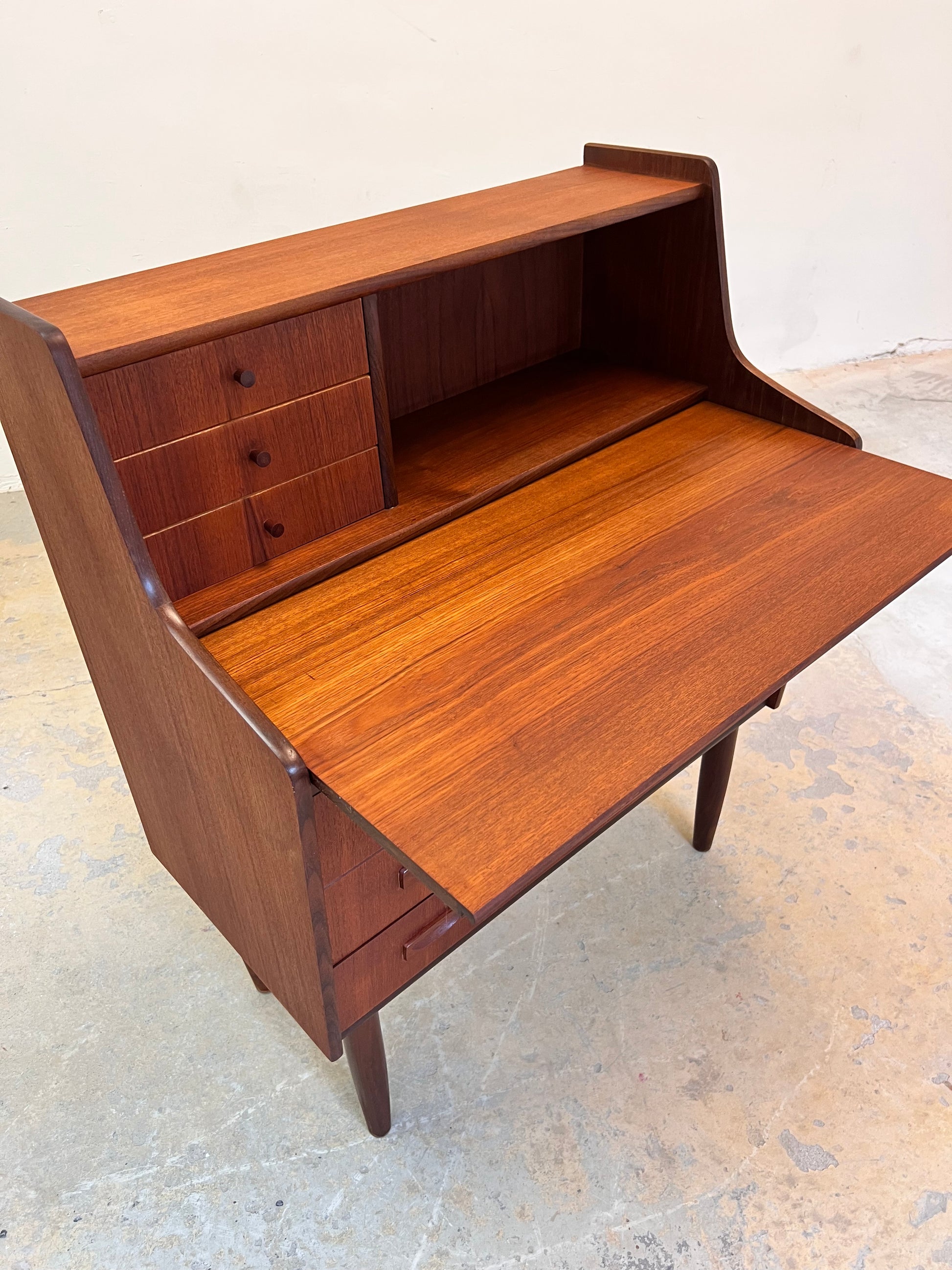 Sekretär Teak aus Dänemark