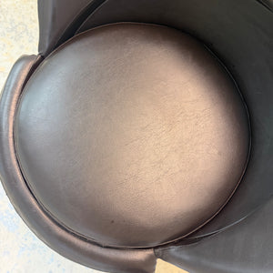 Cone Chair braunes Kunstleder von Verner Panton