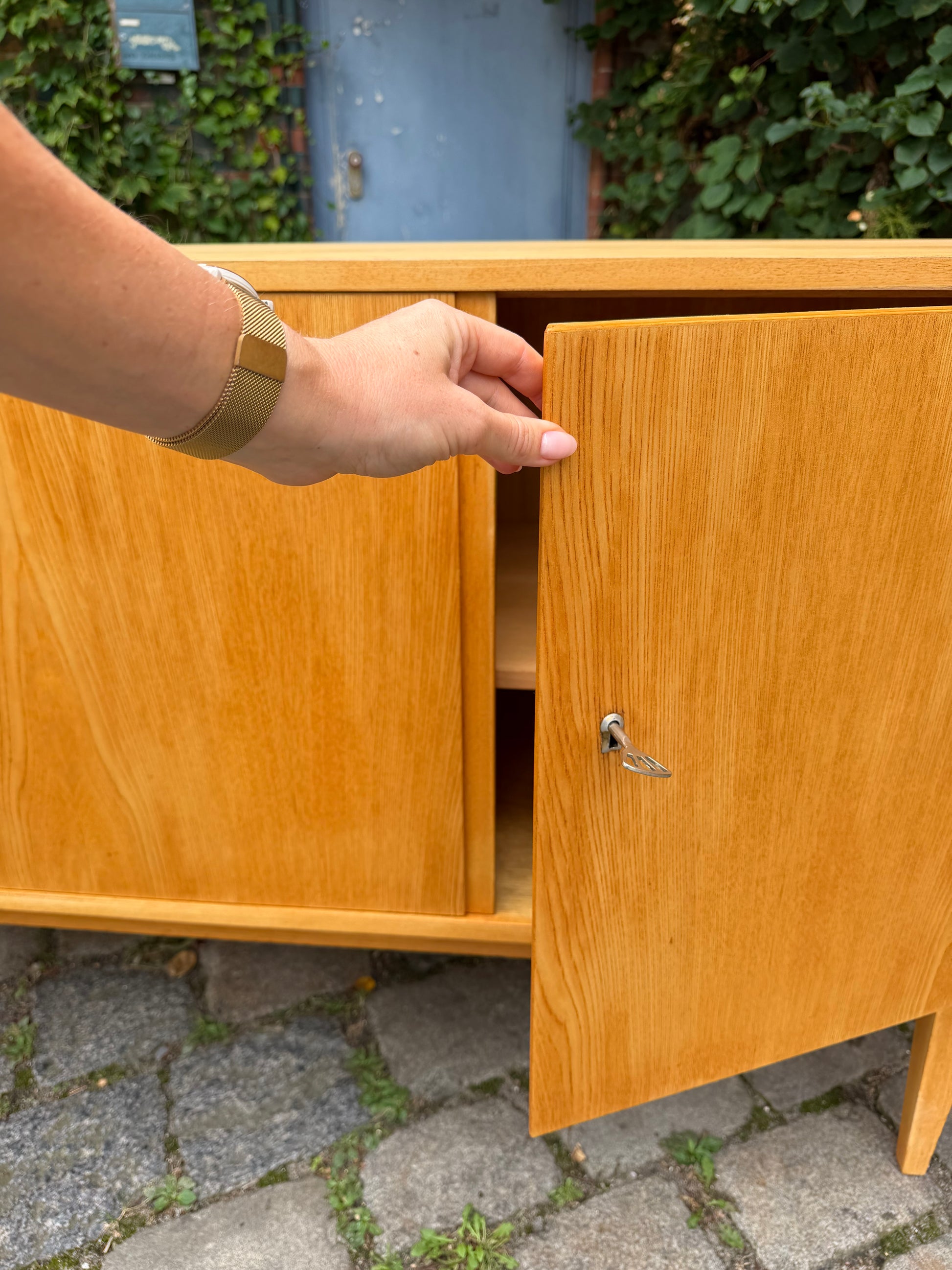Sideboard Typ 602/K Esche von Franz Ehrlich für Hellerau