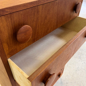 Kommode Teak mit runden Griffen aus Dänemark