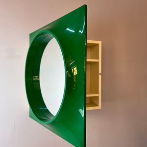 Spiegelschrank Quadrat grün von Hammarplast