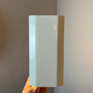 Wandlampe weiß Metall mit rotem Kabel