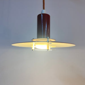 Lamellenlampe Typ 4020 dunkelrot von LYFA