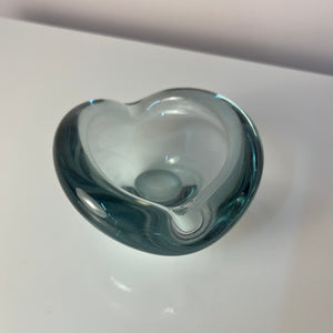 Aschenbecher hellblau Glas von Per Lütken von Holmegaard