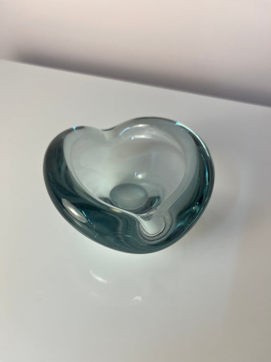 Aschenbecher hellblau Glas von Per Lütken von Holmegaard