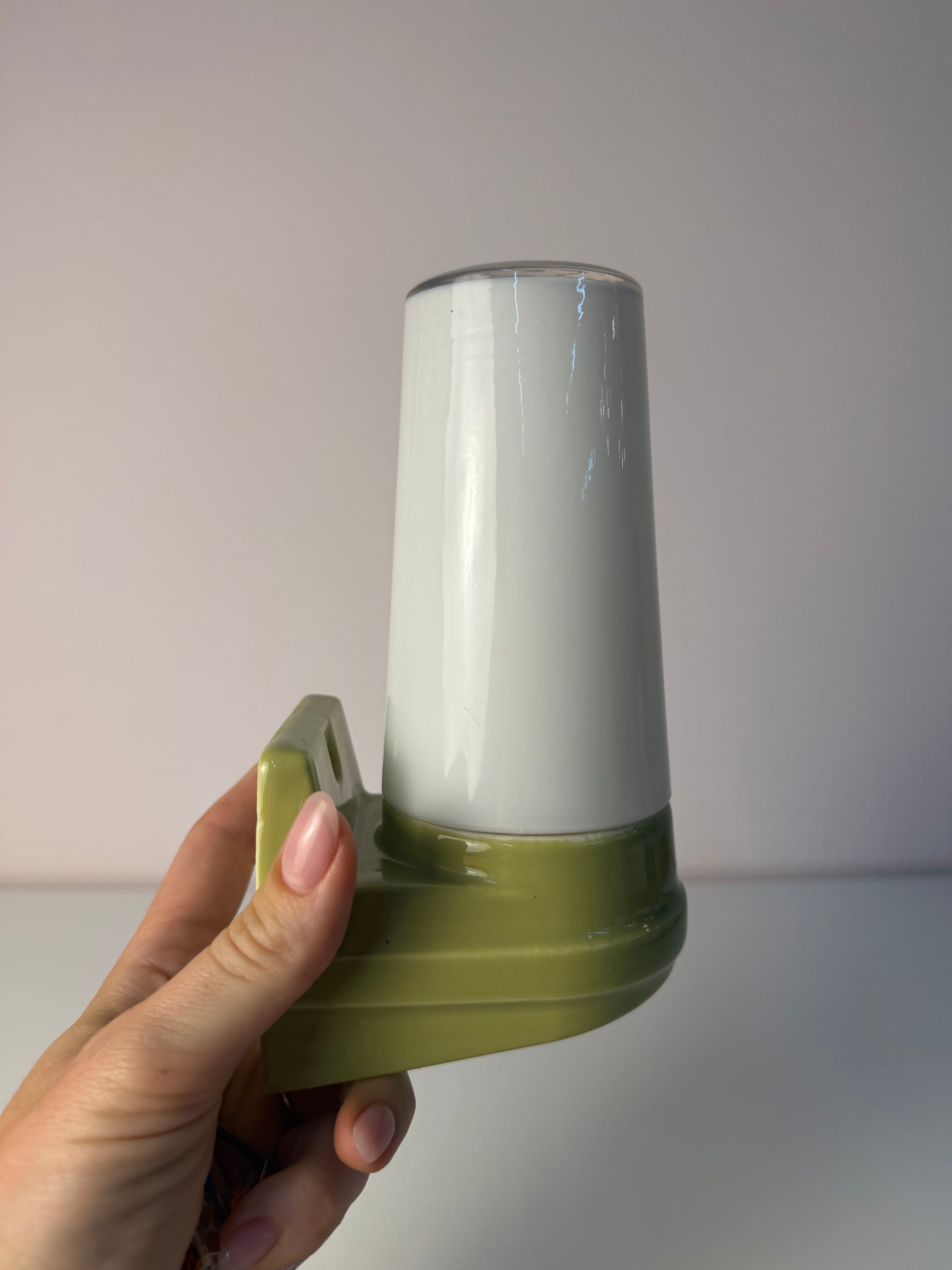 Wandlampe Modell 6080 mintgrün von Sigvard Bernadotte für Ifö